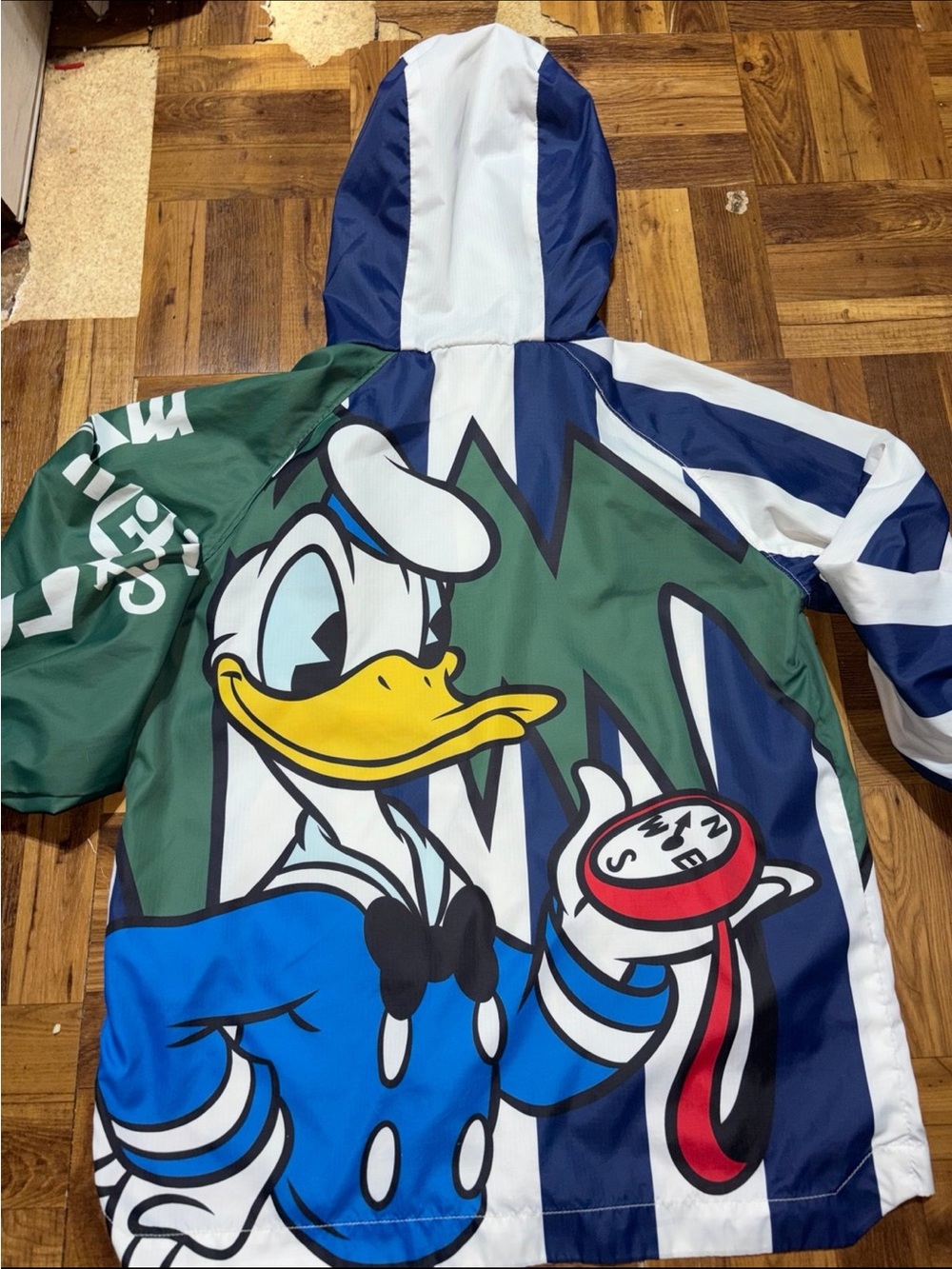 Members Only Disney Park Goofy hooded Windbreaker, Youth Size LG - Picture 5 of 5